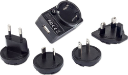 Fotoja e Karikues Manhattan, 1x USB, 1A, i zi