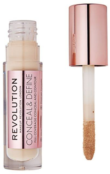 Fotoja e Korrektor për fytyrë Makeup Revolution Conceal and Define Conceale, C 4, 3.4 ml