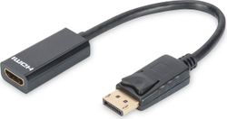 Fotoja e Përshtatës Digitus, DisplayPort - HDMI, 0.15 m, i zi