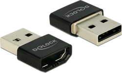 Fotoja e Përshtatës USB Delock USB - HDMI (65680), i zi
