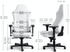 Fotoja e Karrigë Noblechairs Hero White Edition, e bardhë, Picture 6