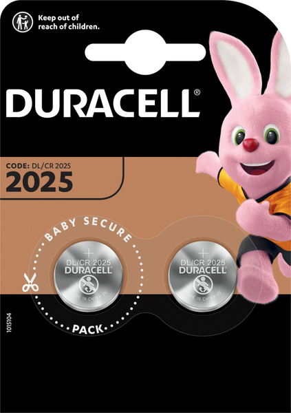 Fotoja e Bateri Duracell CR2025, 150mAh, 3V, 2 copë