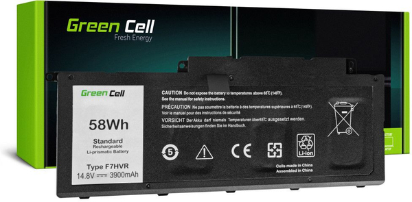 Fotoja e Bateria Green Cell F7HVR për Dell Inspiron, e zezë