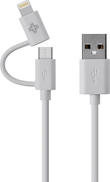Fotoja e Kabllo USB iBattz USB-A - Lightning IB-CBL-LGN-WH, 1 m, e bardhë