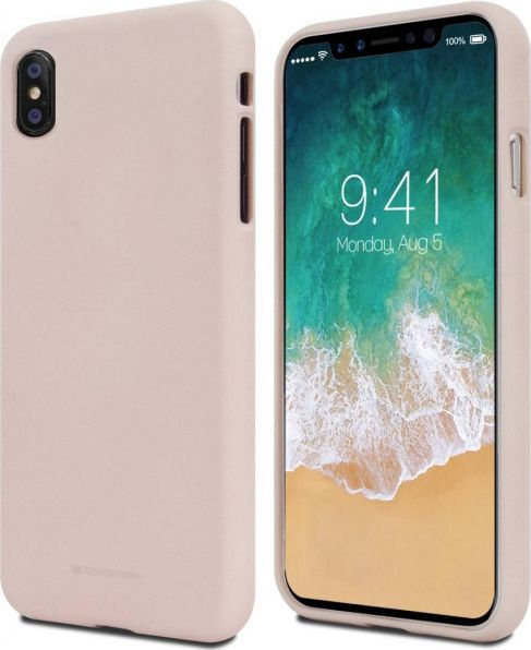 Fotoja e Mbrojtëse Mercury Jelly, për Huawei Y5p, bezhë