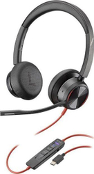 Fotoja e Kufje me mikrofon Poly Blackwire C8225, USB-C ANC, të zeza