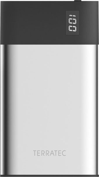 Fotoja e Powerbank TerraTec P80, 8000mAh, i zi/ i argjendë