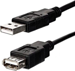 Fotoja e Kabllo USB-A - USB-A, 1.8 m, e zezë