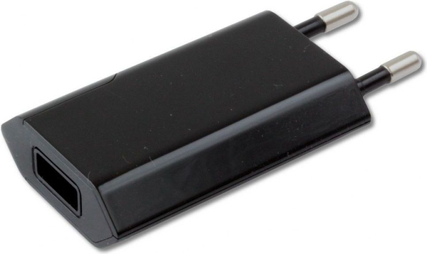 Fotoja e Karikues Techly, 1x USB-A, 1A, i zi