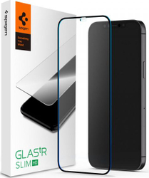 Fotoja e Xham mbrojtës për celular Spigen për iPhone 12 Pro Max, i zi