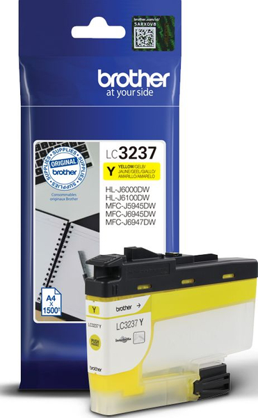 Fotoja e Toner Brother LC3237Y, 1500 faqe, i verdhë