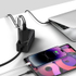 Fotoja e Karikues Baseus GaN5 Pro, 2x USB-C, USB-A, 65W, i zi, Picture 8