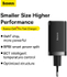 Fotoja e Karikues Baseus GaN5 Pro, 2x USB-C, USB-A, 65W, i zi, Picture 10