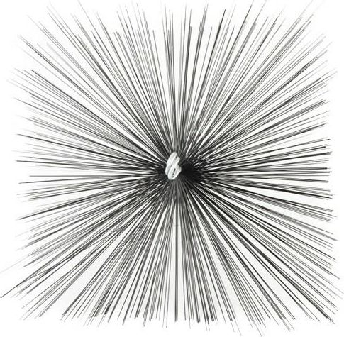 Fotoja e Shufër pastrimi për oxhaqe BRATEK 529, 120 x 120 mm