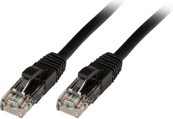 Fotoja e Kabllo Patchcord Lindy Cat6 U/UTP, 1m, e zezë