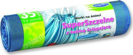 Fotoja e Qese mbeturinash Stella Pack, 35 l, 15 copë, vjollcë