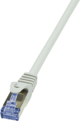 Fotoja e Kabllo rrjeti LogiLink CQ3012S, RJ-45, Cat.6A, 0.25m, e hirtë