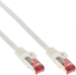 Fotoja e Kabllo patchcord InLine (76433W), RJ-45/RJ-45, S/FTP, PiMF, kat.6, PVC,0.3 m, e bardhë, Picture 1