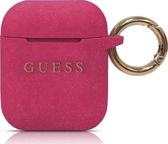 Fotoja e Kuti mbrojtëse për kufje GUESS AirPods, rozë