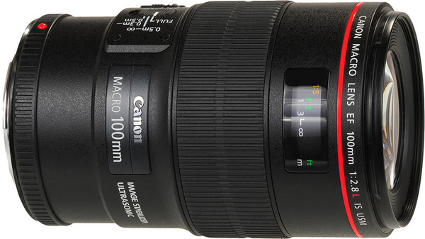 Fotoja e Lente për Canon EF 100mm f / 2.8L Macro IS USM