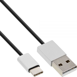 Fotoja e Kabllo USB InLine, USB-A në USB-C, 3 m, e zezë