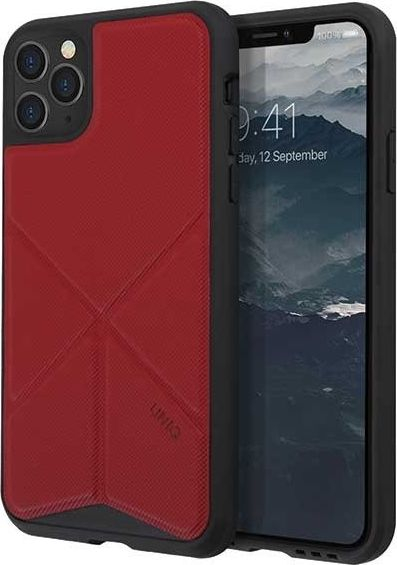 Fotoja e Mbështjellëse Uniq Transforma, për iPhone 11 Pro Max, e kuqe