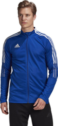 Fotoja e Bluzë sportive Adidas Tiro 21 Track Jacket GM7320, poliester i ricikluar 100 %, e kaltër