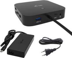 Fotoja e Stacion docking i-tec USB-C, 3x Display, LAN, PD 100W + karikues universal i-tec 12 W