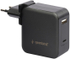 Fotoja e Karikues universal për laptop Gembird, USB-A, USB-C PD, 60W, Picture 1