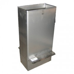 Fotoja e Aksesor për oxhak UN R-02 25 50Z1, 14×25×50 cm, çelik rezistent ndaj zjarrit