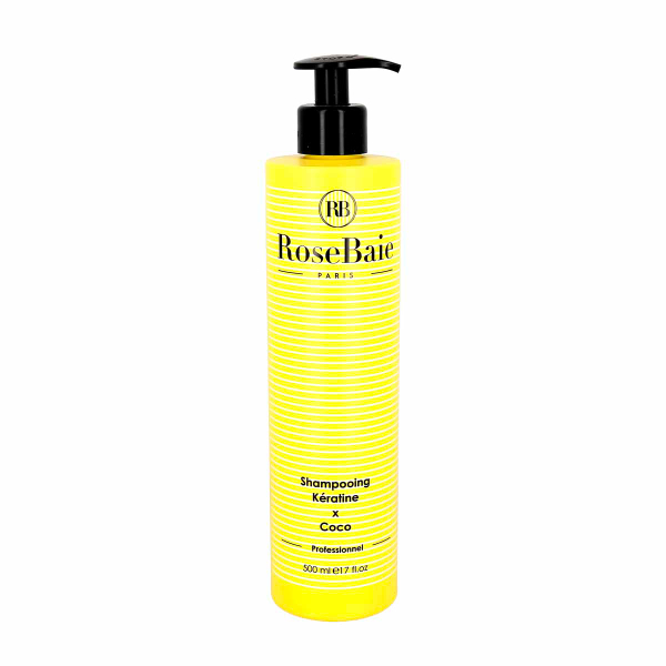 Fotoja e Shampo për flokë Rosebaie Paris Shampoing, Vaj Kokosi & Keratine, 500ml
