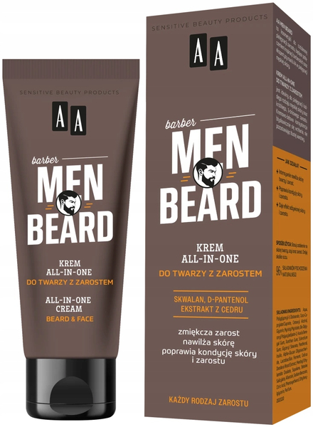 Fotoja e Krem për mjekër AA Men Beard All-in-One, 50 ml