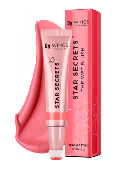Fotoja e Ruzh AA Wings of Color Star Secrets The Wet, 02 Strawberry Pink, 13 ml