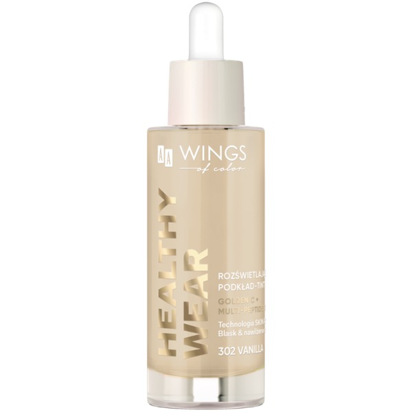 Fotoja e Krem pudër AA Wings Healthy Glow, 302 Vanilla, 30 ml