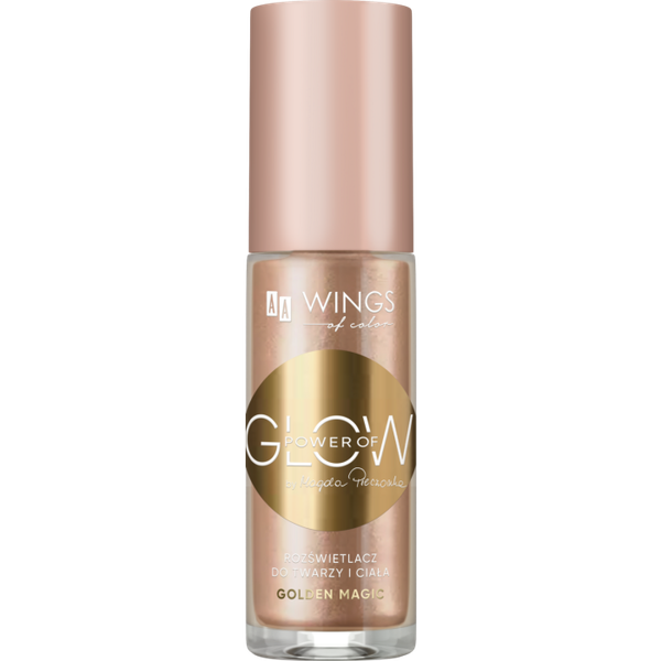 Fotoja e Shkëlqyes AA Wings Of Color Power of Glow, Golden Magic, 30 ml