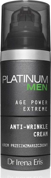 Fotoja e Krem Dr Irena Eris Platinum Men Anti-Wrinkle, 50 ml, i bardhë
