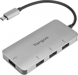 Fotoja e Qendër USB Targus, 4x USB-A 3.0, i hirtë