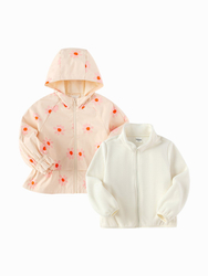 Fotoja e Xhaketë Jelek Daisy Pop 2-Piece Set, 18-24 muajsh