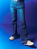 Fotoja e Pantallonat Flared Denim  Classic Blue , 6-7 vjeq, Picture 2