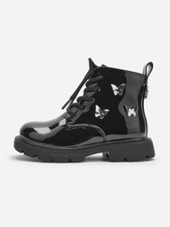 Fotoja e Çizme Glossy Butterfly  Black , 30