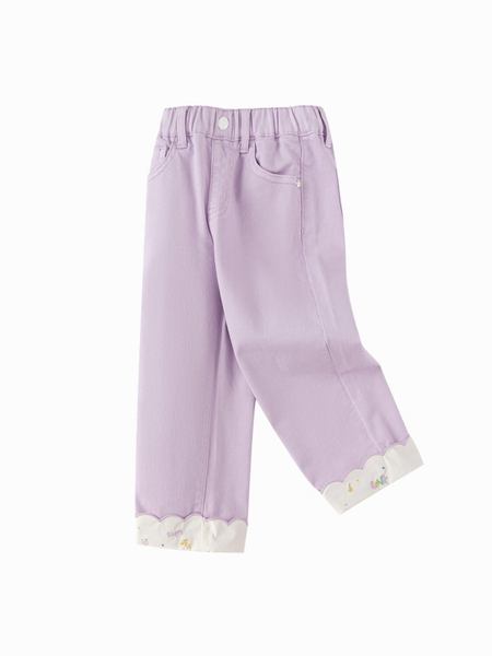 Fotoja e Pantallona Lavender Dream Scallop, 4-5 vjeq