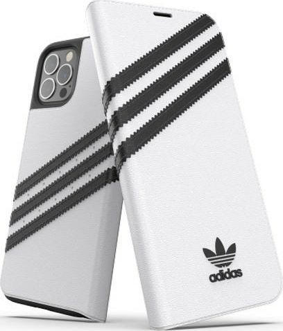 Fotoja e Mbrojtëse Adidas OR Booklet PU FW20 për iPhone 12, i zi