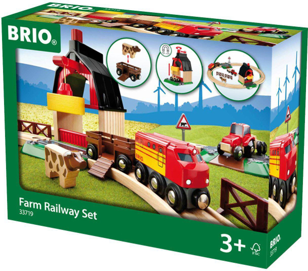 Fotoja e Brio Set trenash për fermën