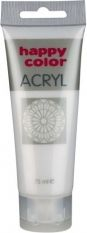 Fotoja e Ngjyrë akrilike Happy Color, 75 ml, e argjendtë