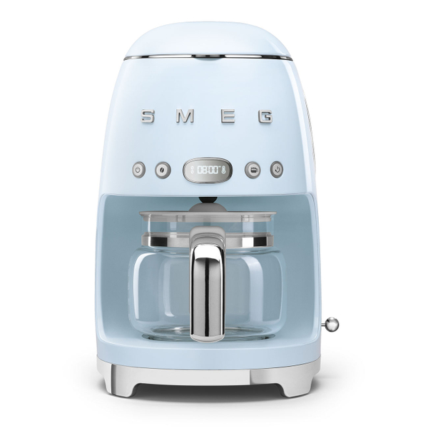 Fotoja e Makinë kafeje SMEG 50's Style DCF02PBEU, 1050 W, 1.4L, e kaltër pastel
