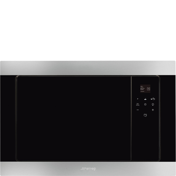 Fotoja e Mikrovalë SMEG Linea FMI320X2, 1300 W, e hirtë/zezë