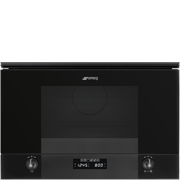 Fotoja e Mikrovalë SMEG Linea MP122B3, 2700 W, e zezë