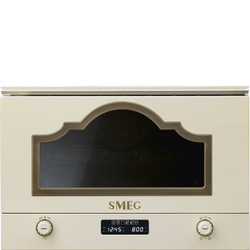 Fotoja e Mikrovalë SMEG Cortina MP722PO, 2700 W, e kremtë