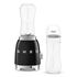 Fotoja e Blender personal mini SMEG PBF01BLEU, 300 W, 2 shpejtësi, 2 shishe, i zi, Picture 5