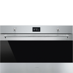 Fotoja e Furrë SMEG Classica SF9390X1, 90cm, 3100 W, e hirtë/zezë